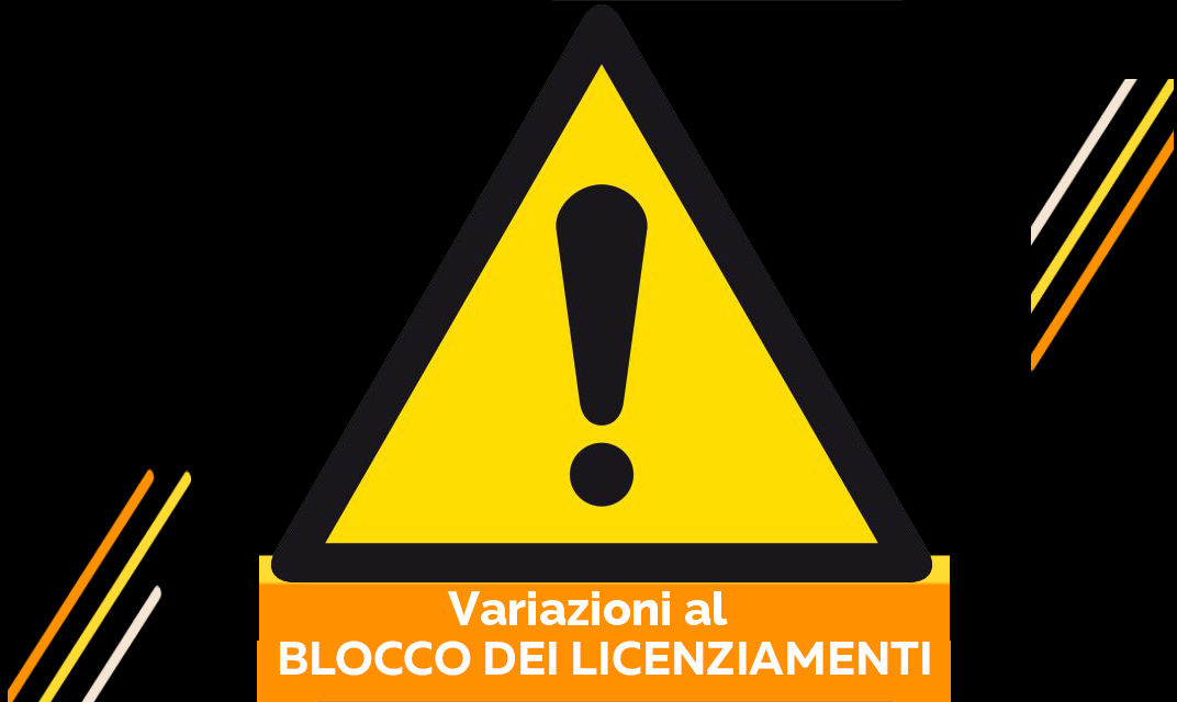 Variazioni al blocco licenziamenti