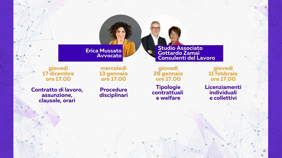 Il rapporto di lavoro: dall'assunzione alla risoluzione