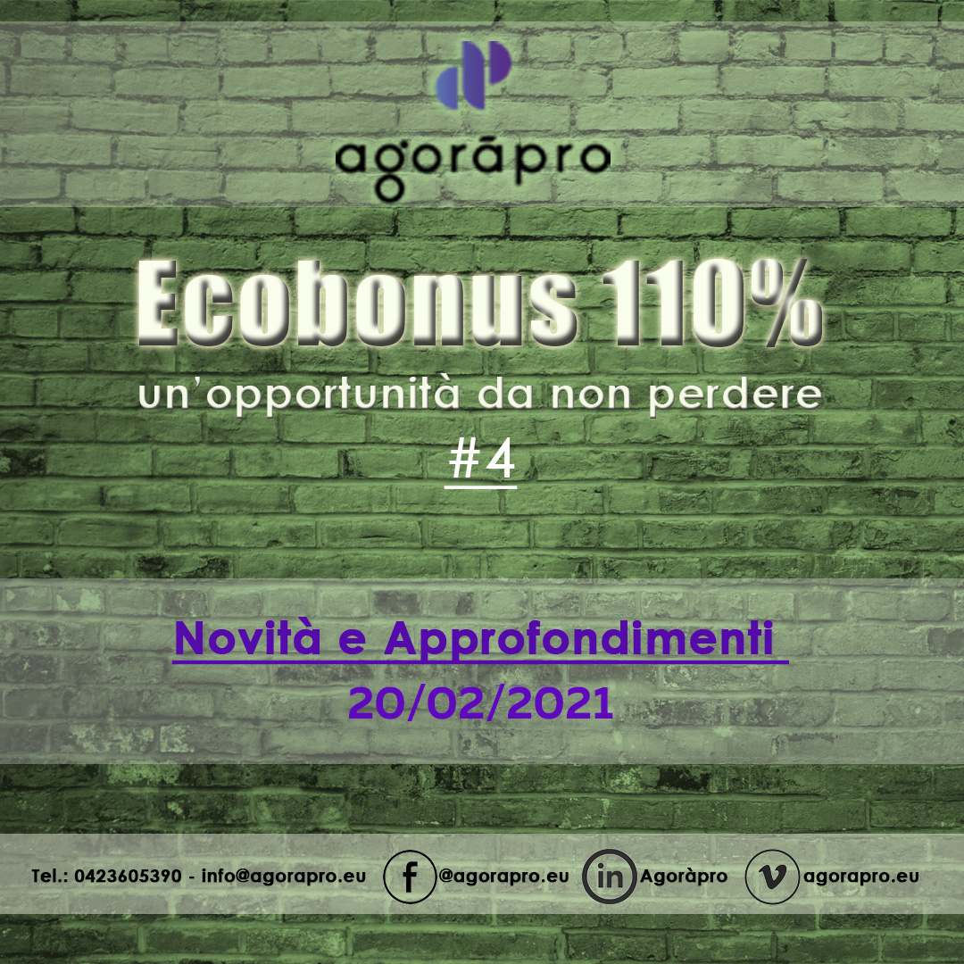 Agoràpro - Video 4 - Approfondimenti Superbonus 110% dal Team110 di Agoràpro - Daniela Zanella e Avvocato Alfredo Pivato